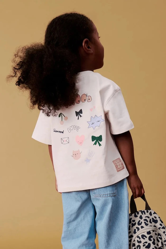 Liewood Çocuk Pamuklu Tyler Placement SS T-shirt