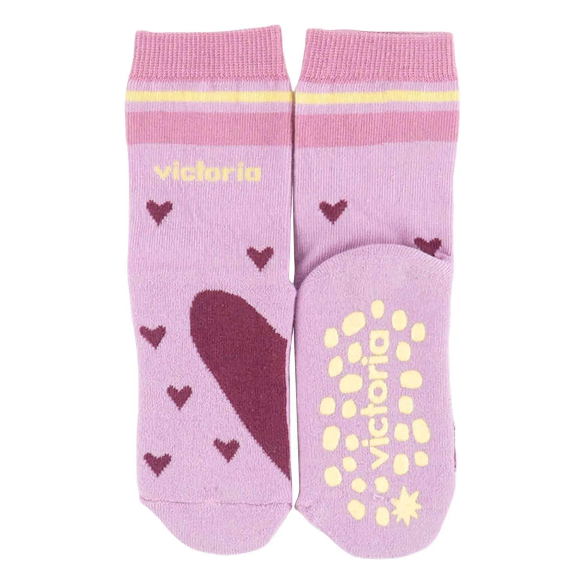 Victoria - Heart socks | Pink
