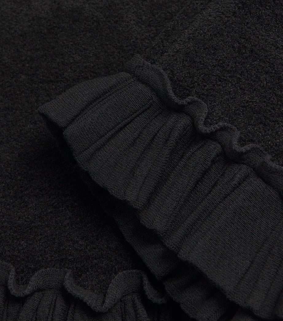 Black Knitted Crop Top