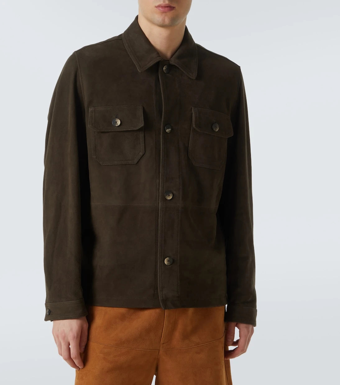 Frescobol Carioca - Ravi suede overshirt