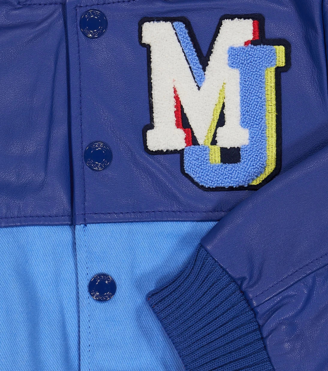 Marc Jacobs Kids - Leather-paneled bomber jacket