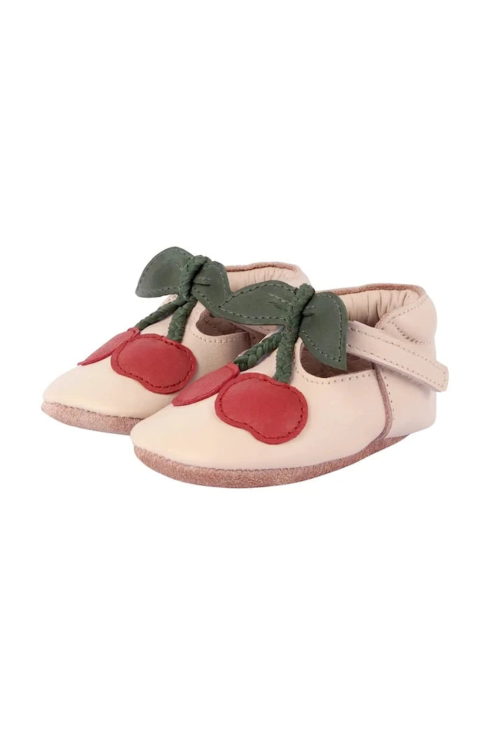 Бебешки кожени обувки Donsje Nanoe Shoes Cherry