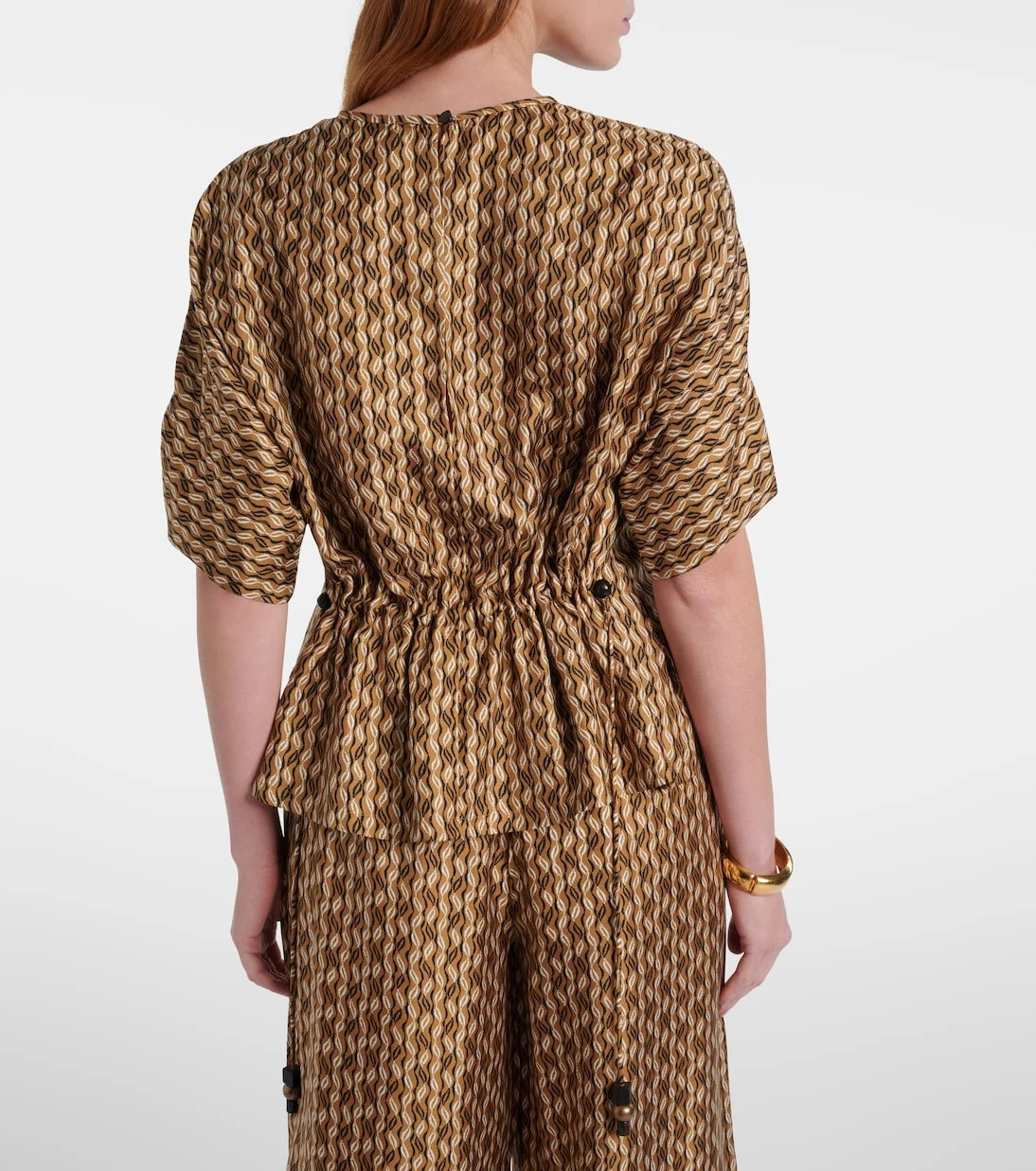Max Mara - Nordica printed silk blouse