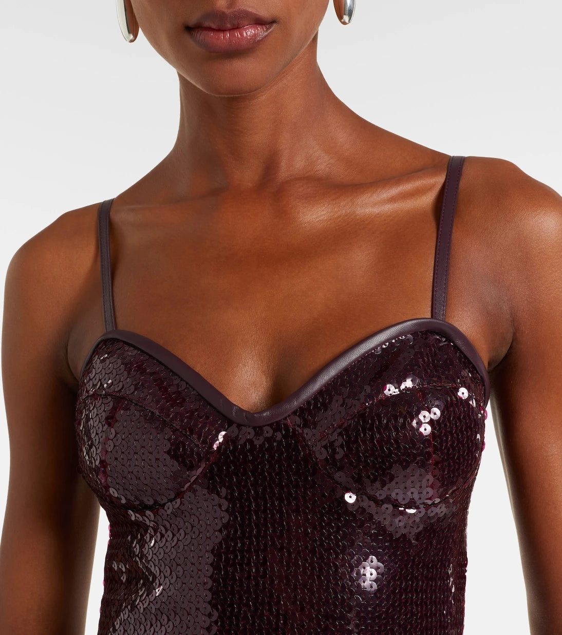 David Koma - Embellished gathered gown