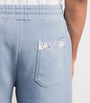 Cotton Bleach Bandana Sweatshorts ASHLEY BLUE