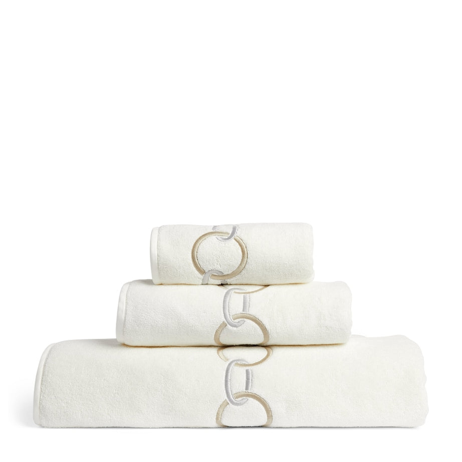 Frette Links Hand Towel (60cm x 110cm)