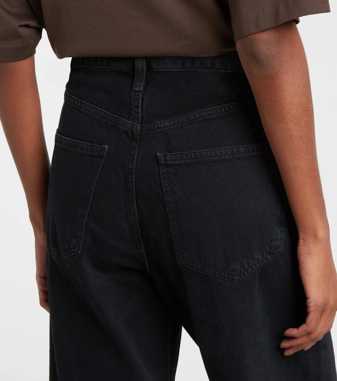 Agolde - Low Curve cropped mid-rise barrel-leg jeans