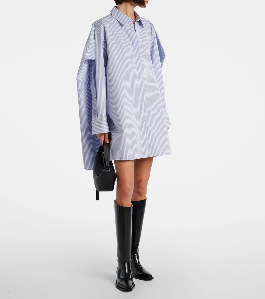 Proenza Schouler - حذاء برونكو جلدي طويل للركبة