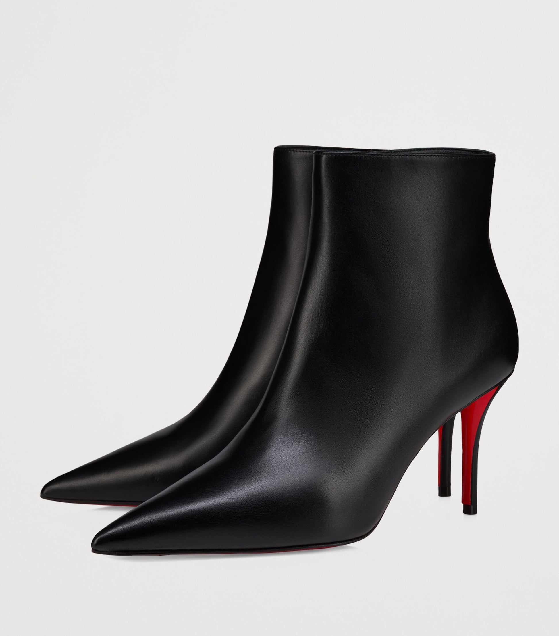 Christian Louboutin Black Miss Z Heeled Boots 80