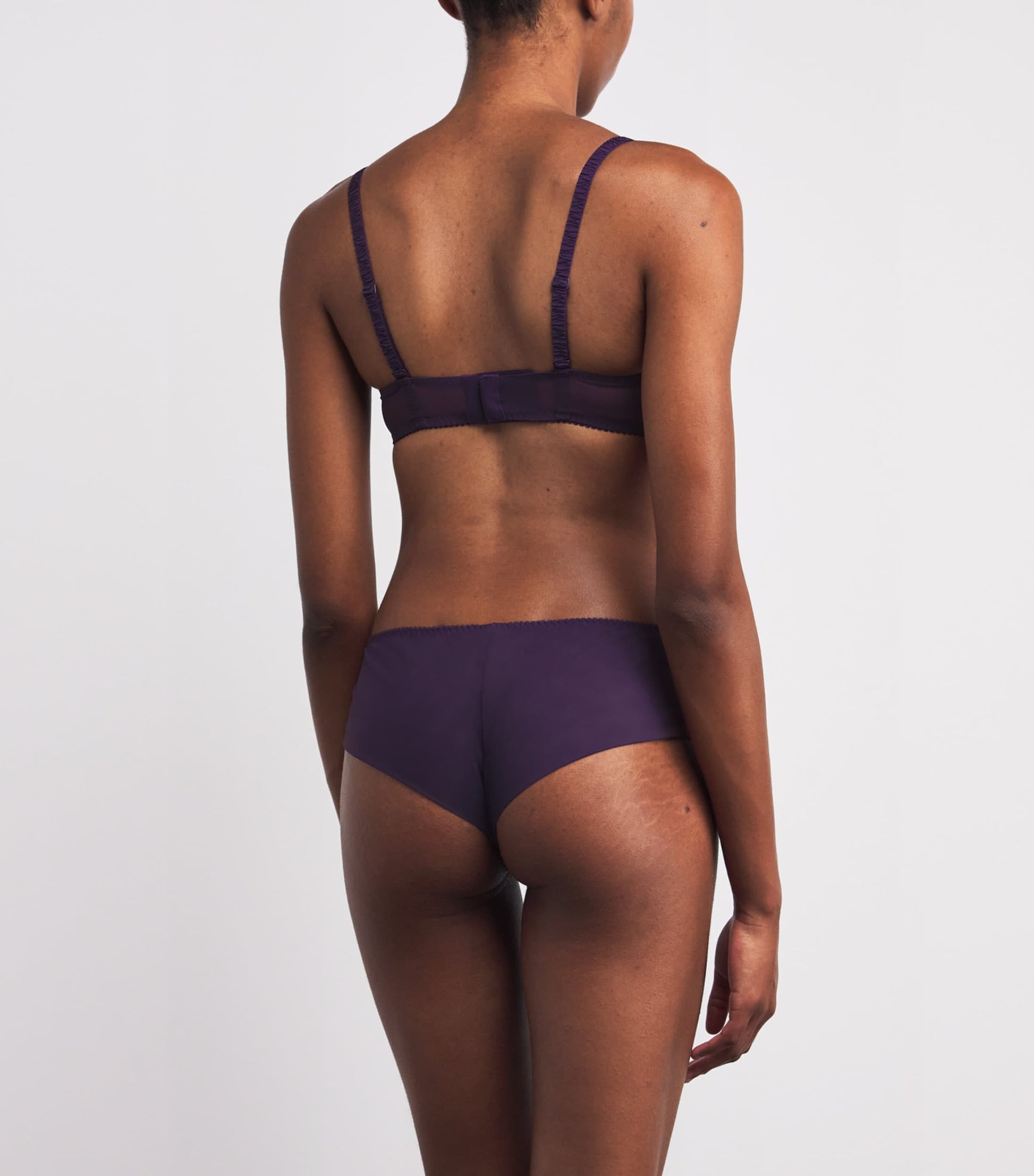 Simone Perele Purple Shorty Intrigue Briefs