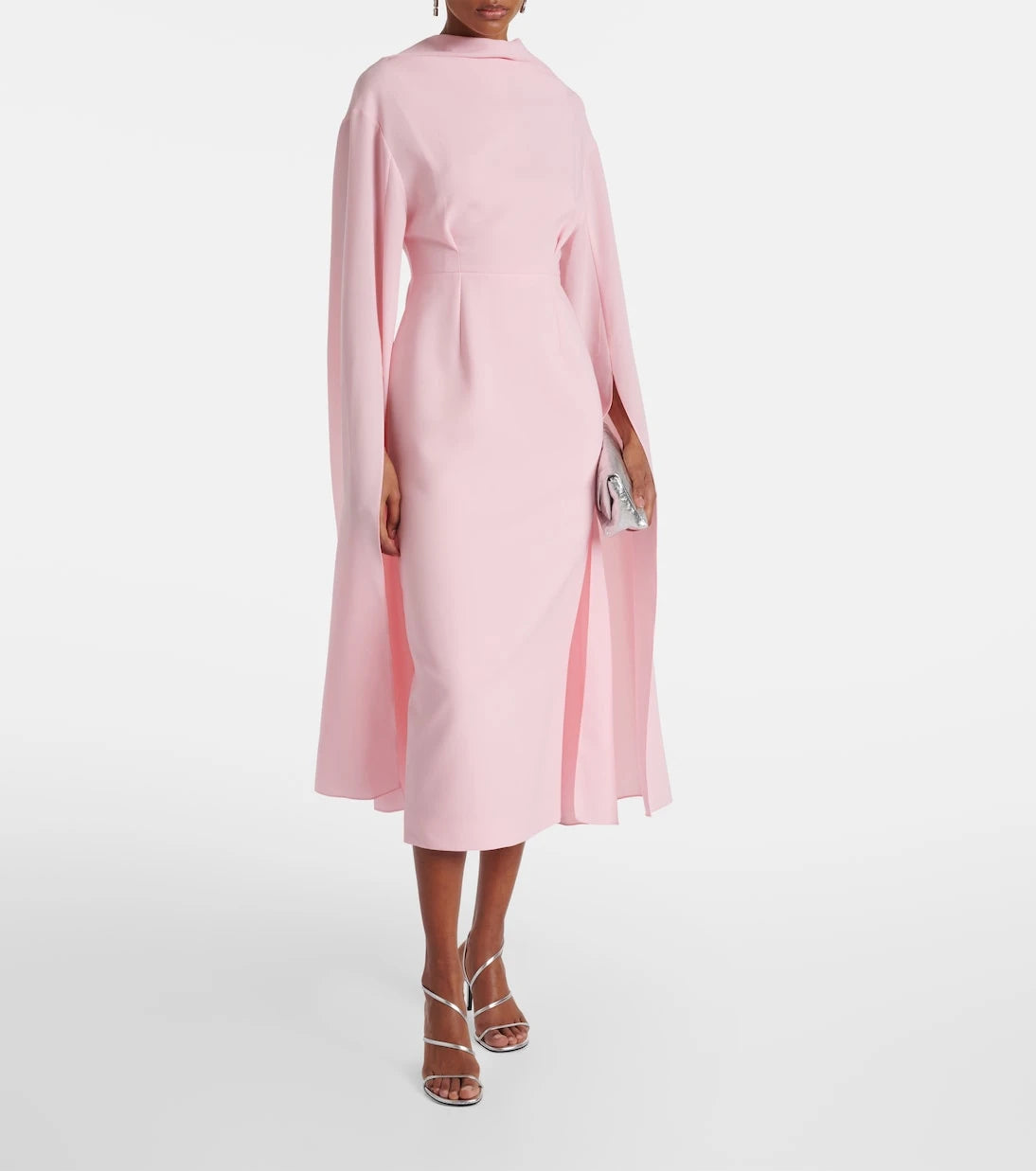 Roksanda - Nour draped crêpe midi dress