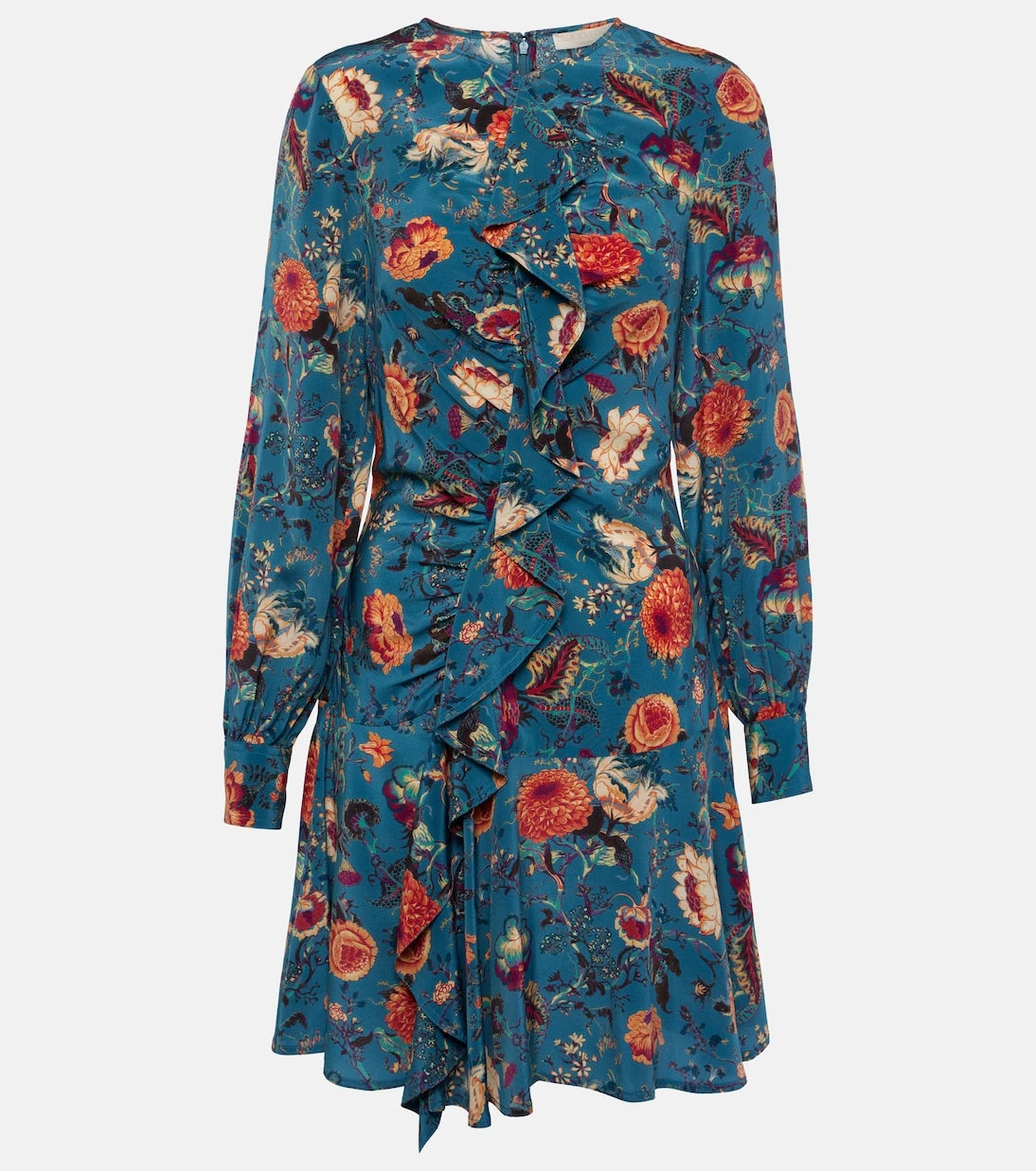 Ulla Johnson - Salima ruffled floral silk minidress
