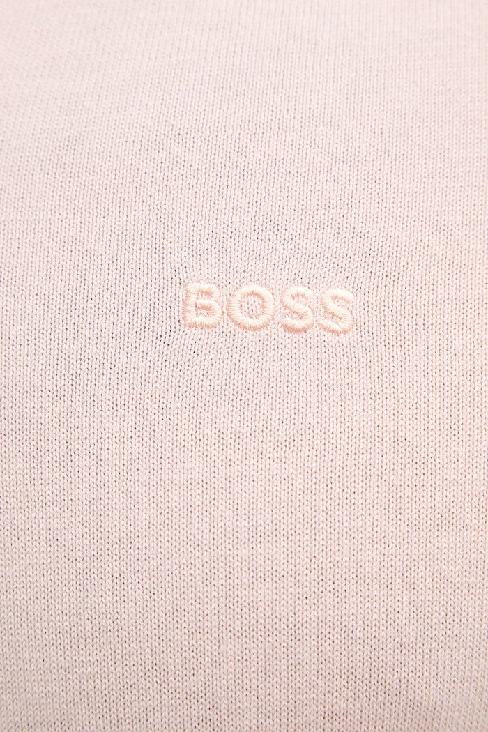 BOSS Orange тениска с яка мъжка с памук
