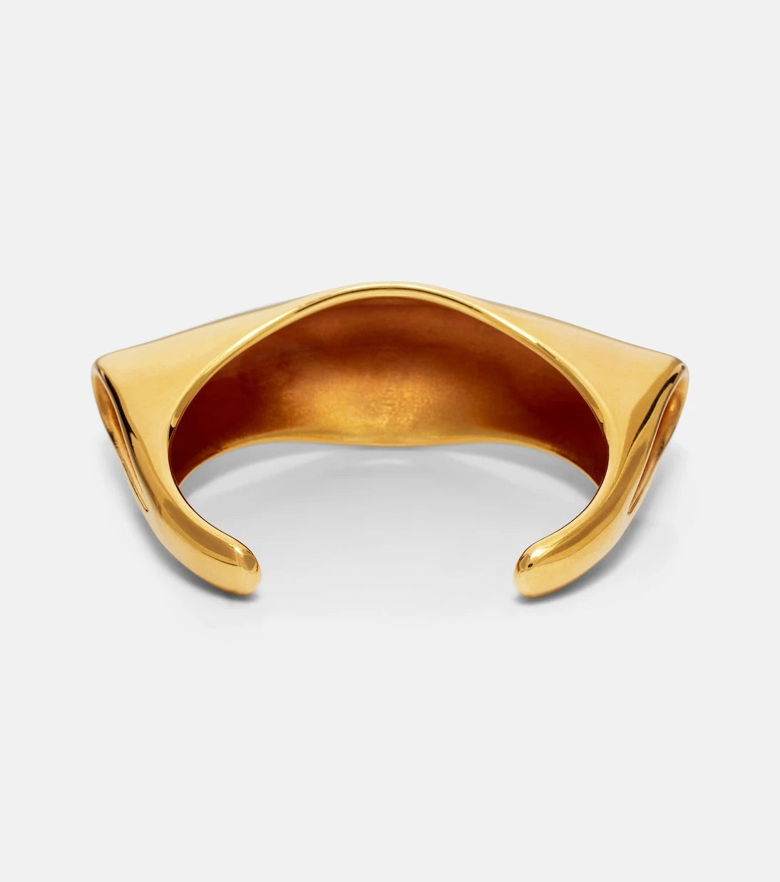 Khaite - Lotus 18kt gold-plated cuff bracelet