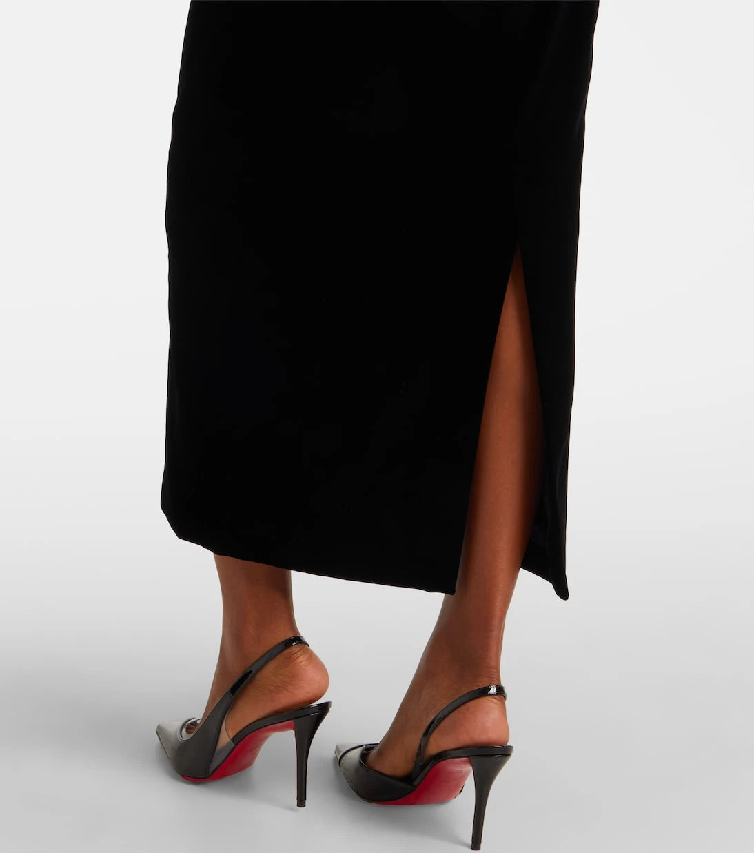 Mugler - Velvet bustier dress