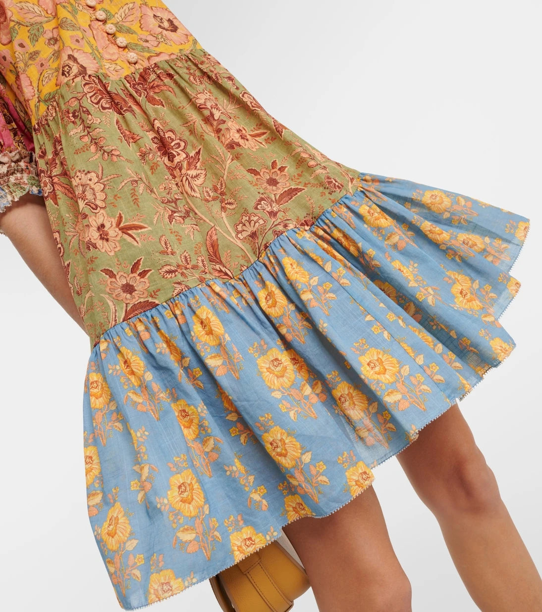 Zimmermann - Junie floral cotton minidress