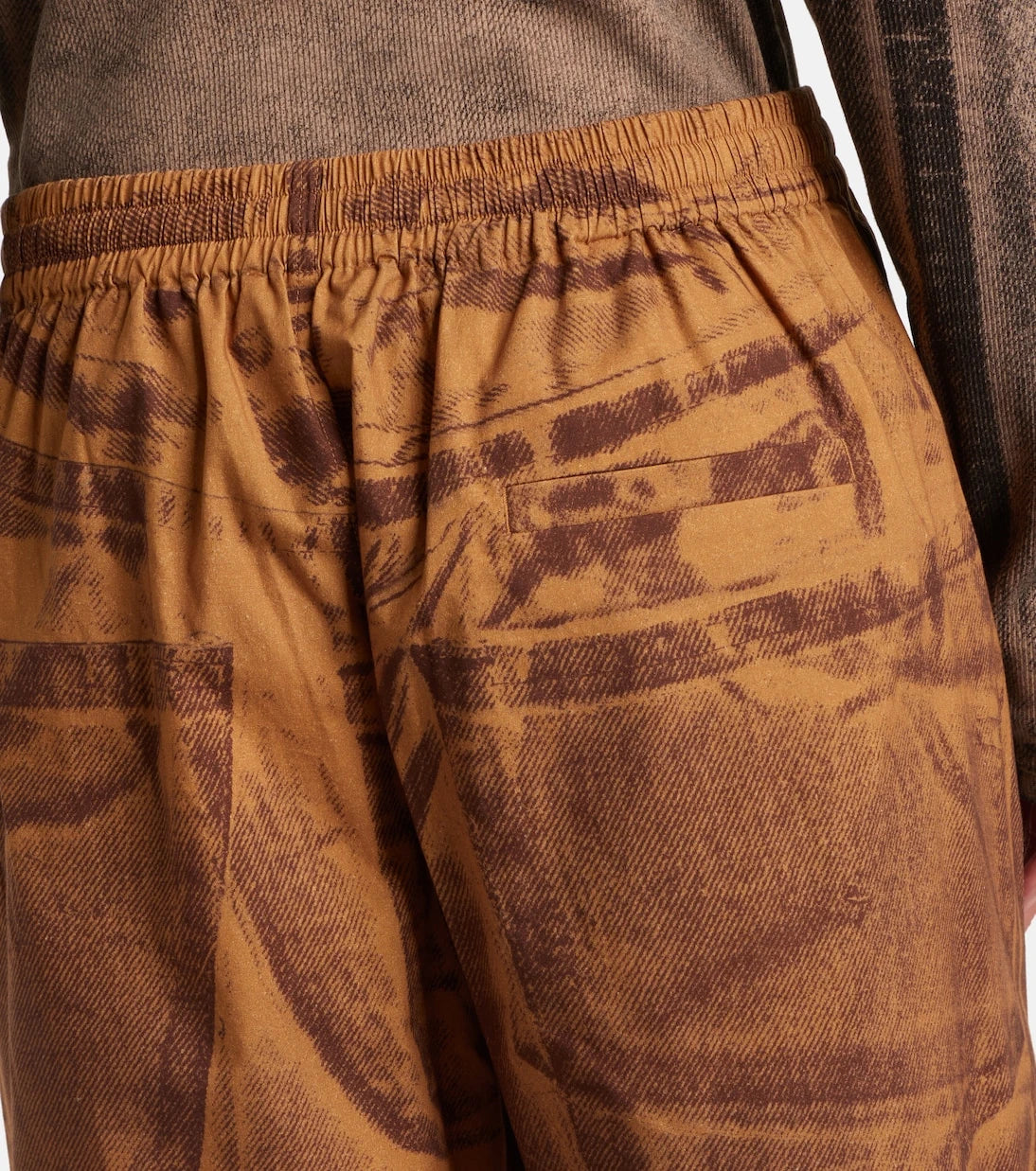 Acne Studios - Printed cotton Bermuda shorts