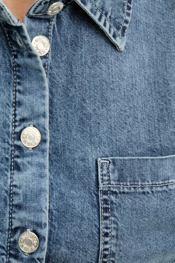 Памучна риза Moschino Jeans