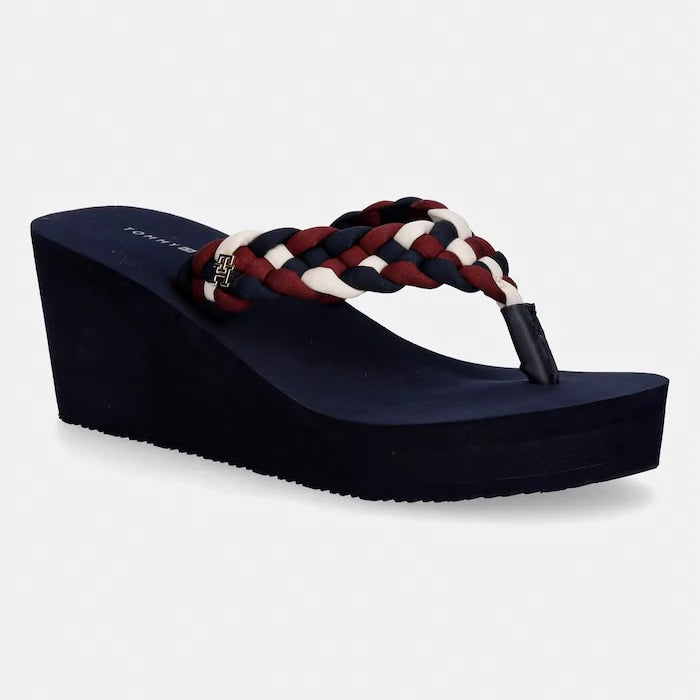 Tommy Hilfiger джапанки дамски TH WEDGE BRAIDED SUMMER