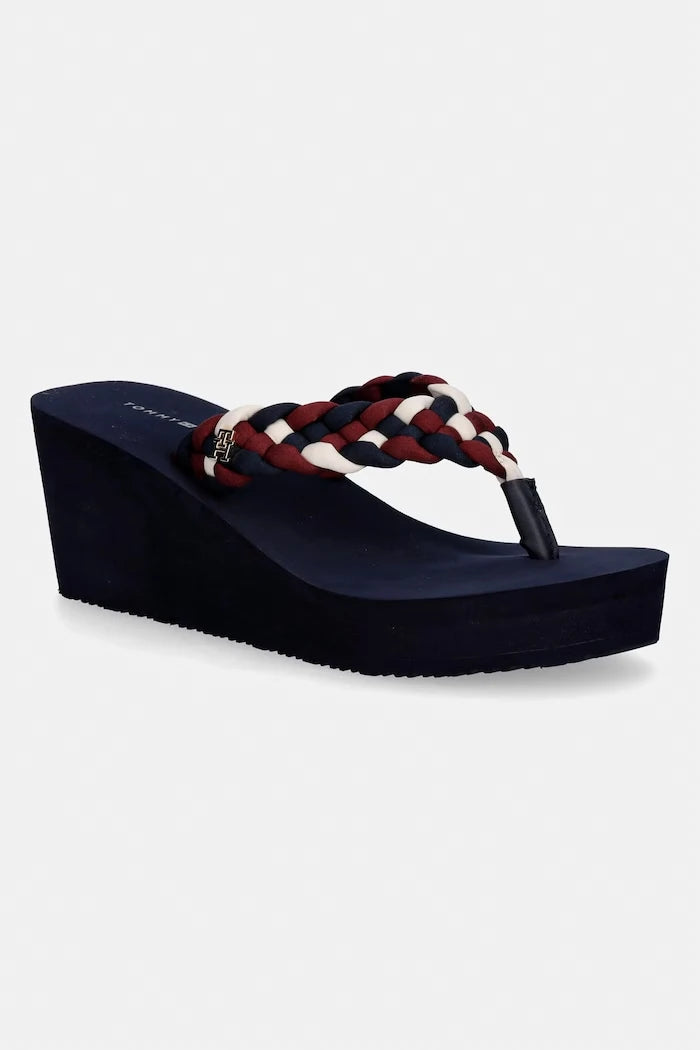 Tommy Hilfiger джапанки дамски TH WEDGE BRAIDED SUMMER