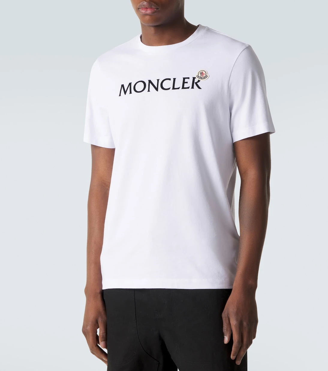 Moncler - Logo cotton jersey T-shirt