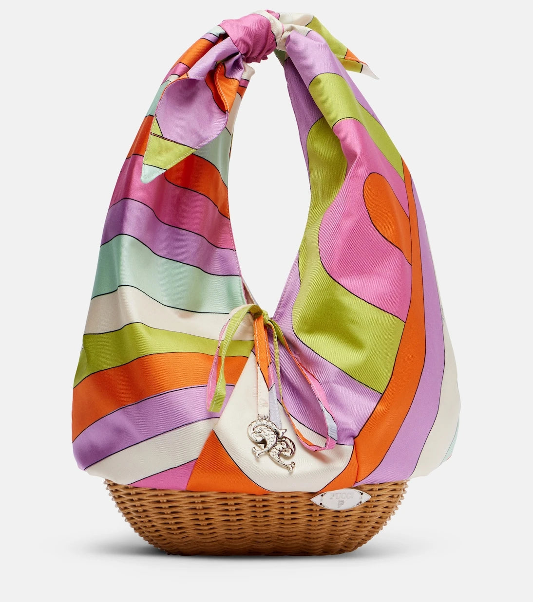 Pucci - Picnic Iride silk top-handle bag