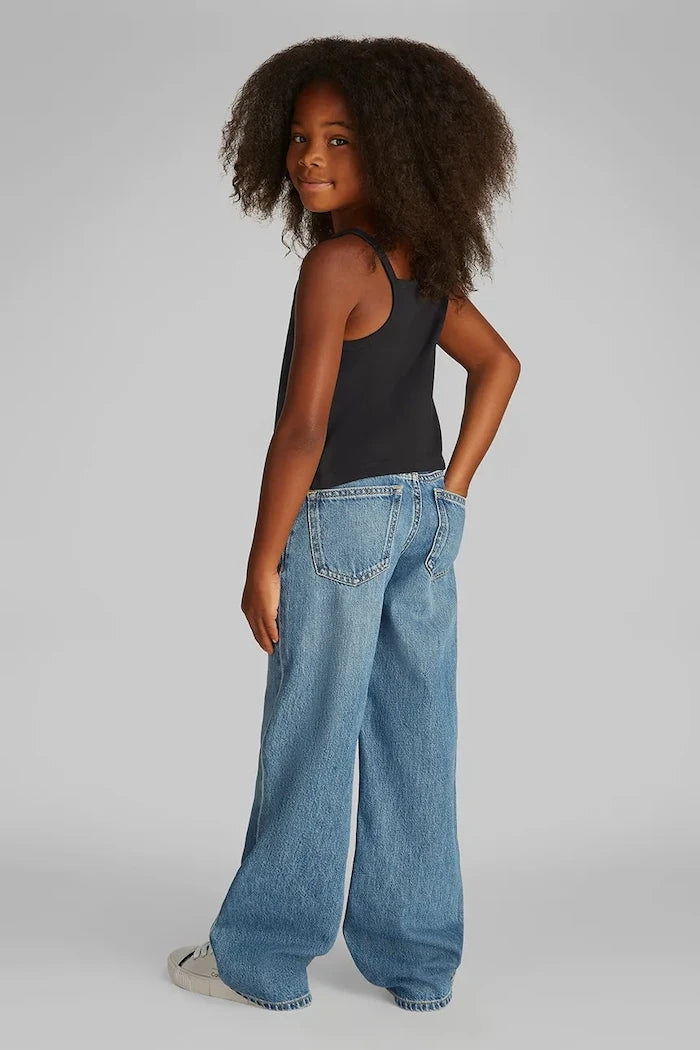 Детски памучен топ Calvin Klein Jeans