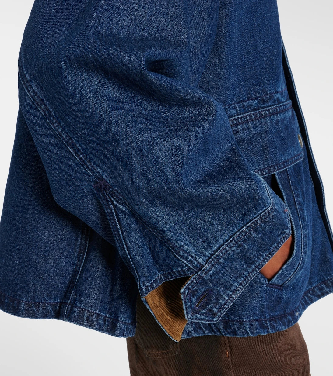Polo Ralph Lauren - Corduroy-trimmed denim jacket