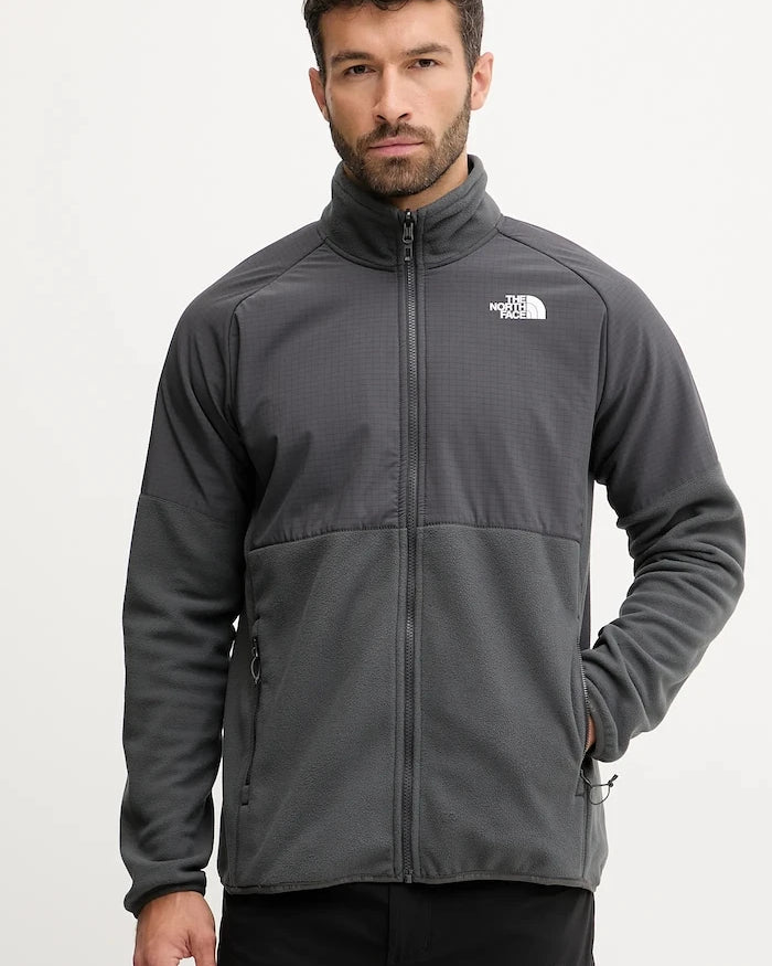The North Face спортен суичър от полар Glacier Heavyweight