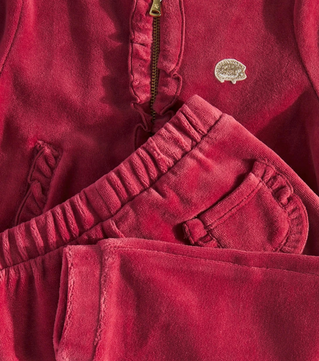 Tartine et Chocolat - Baby ruffled jersey tracksuit