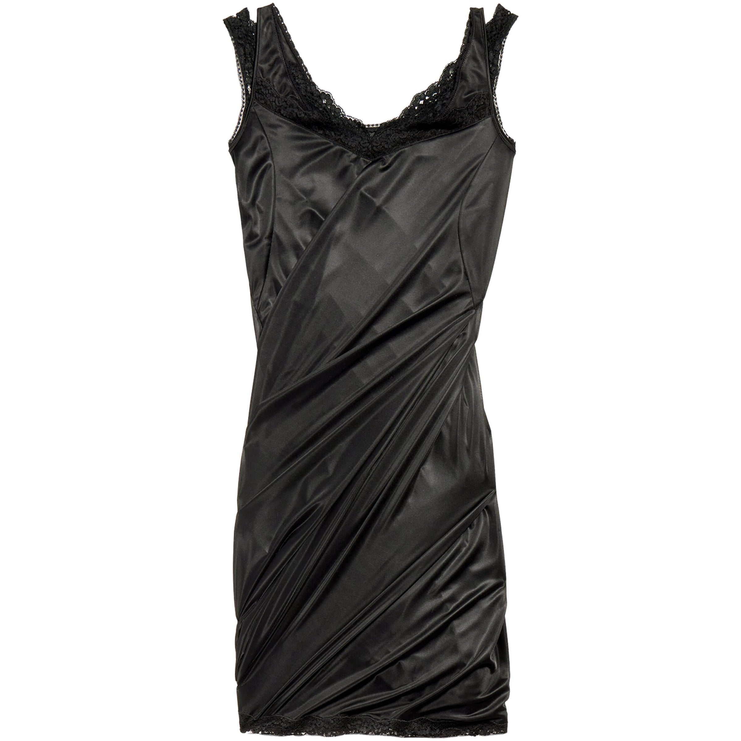 Twisted Mini Slip Dress