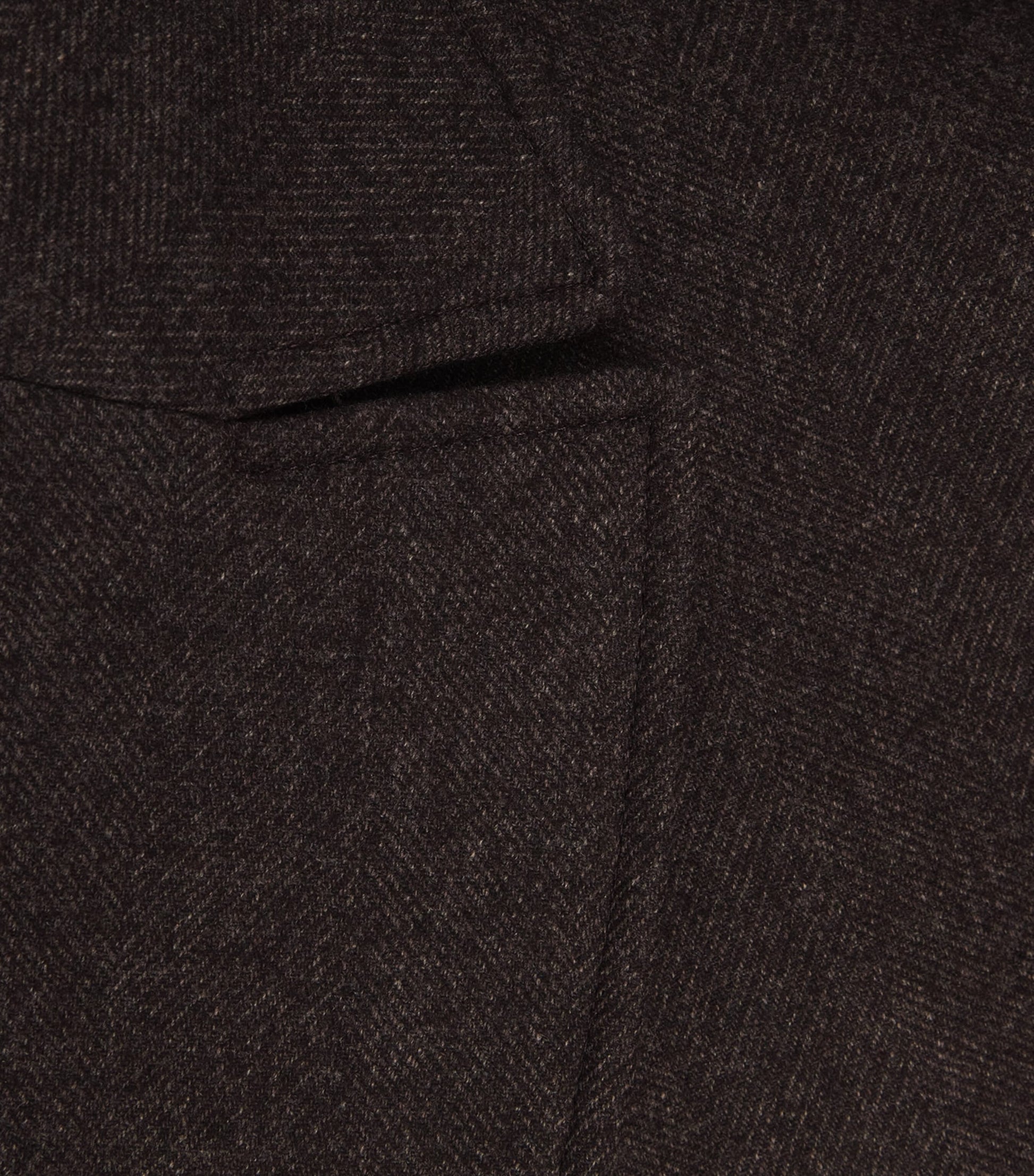 Brown Wool Overcoat