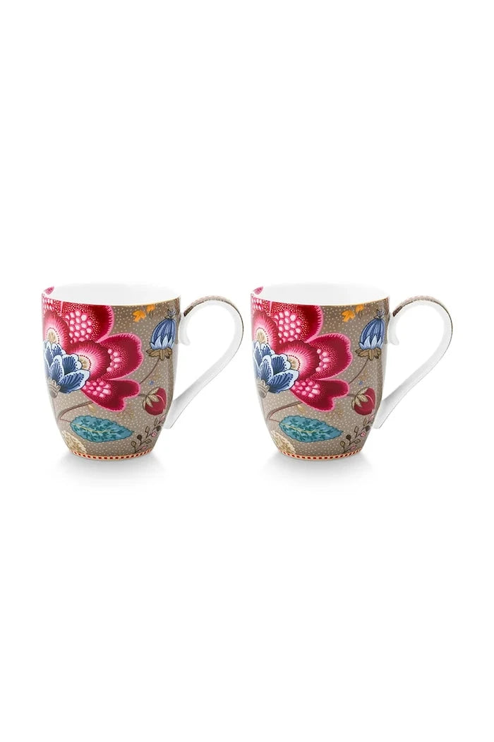 Pip Studio Sırlı Porselenden Seramik Fincan Seti 450 ml