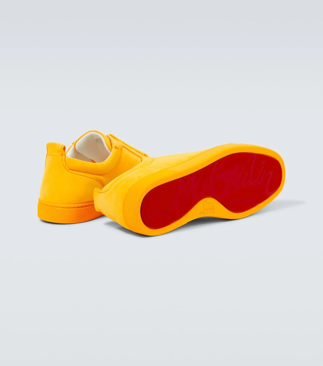 Christian Louboutin - Louis Junior Spikes suede sneakers