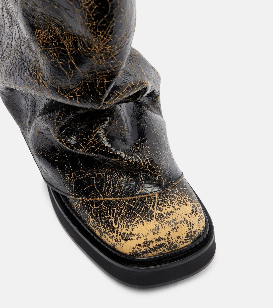 The Attico - Robin leather knee-high boots