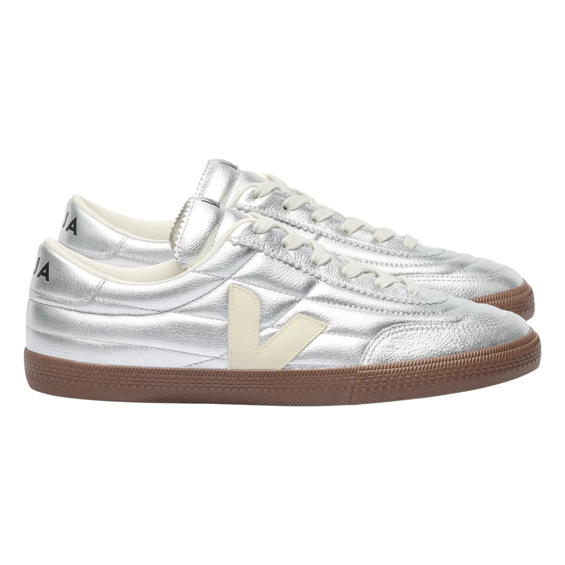 Veja - Panenka O.T. Leather Sneakers | Silver