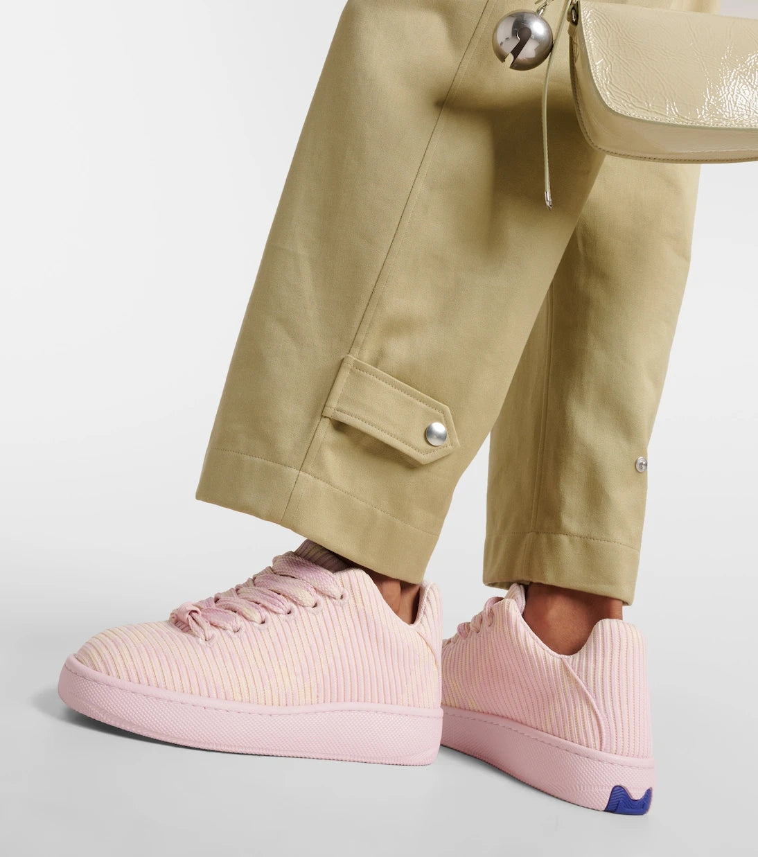 Burberry - New Trainer checked canvas sneakers