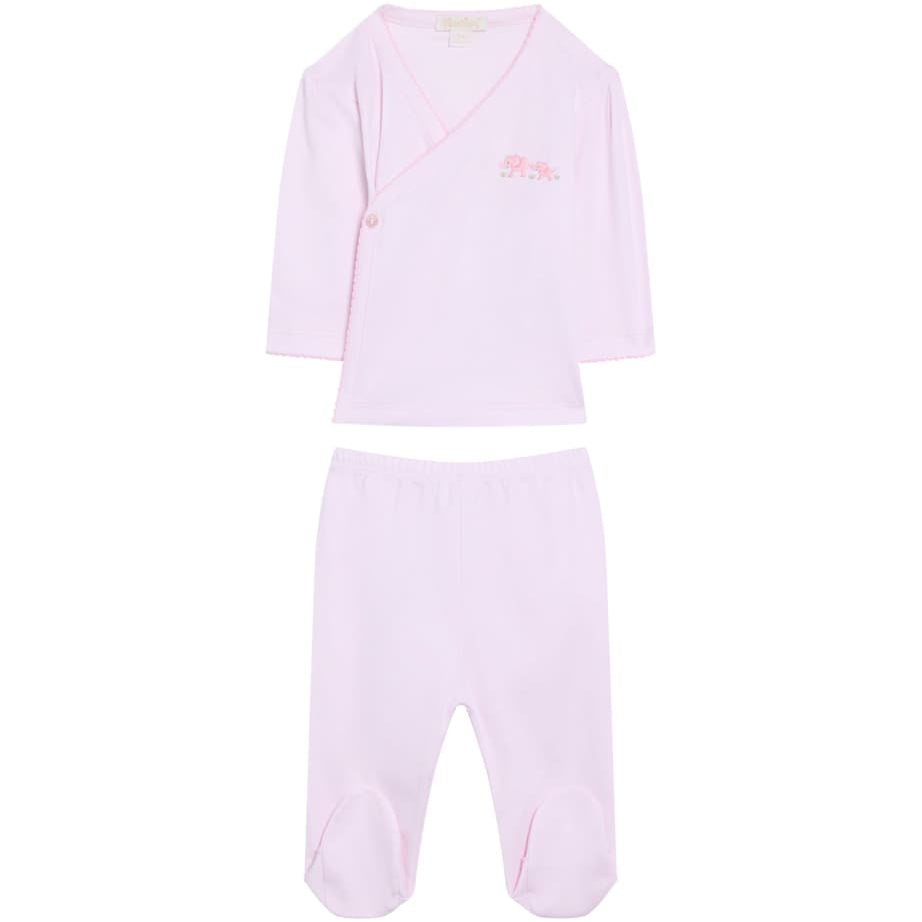 Kissy Kissy Embroidered Elephant Top and Trousers Set (Newborn - 6 Months)