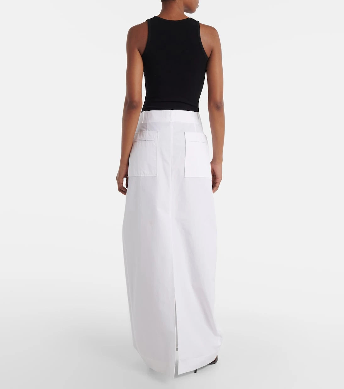 Khaite - Lucian cotton poplin maxi skirt