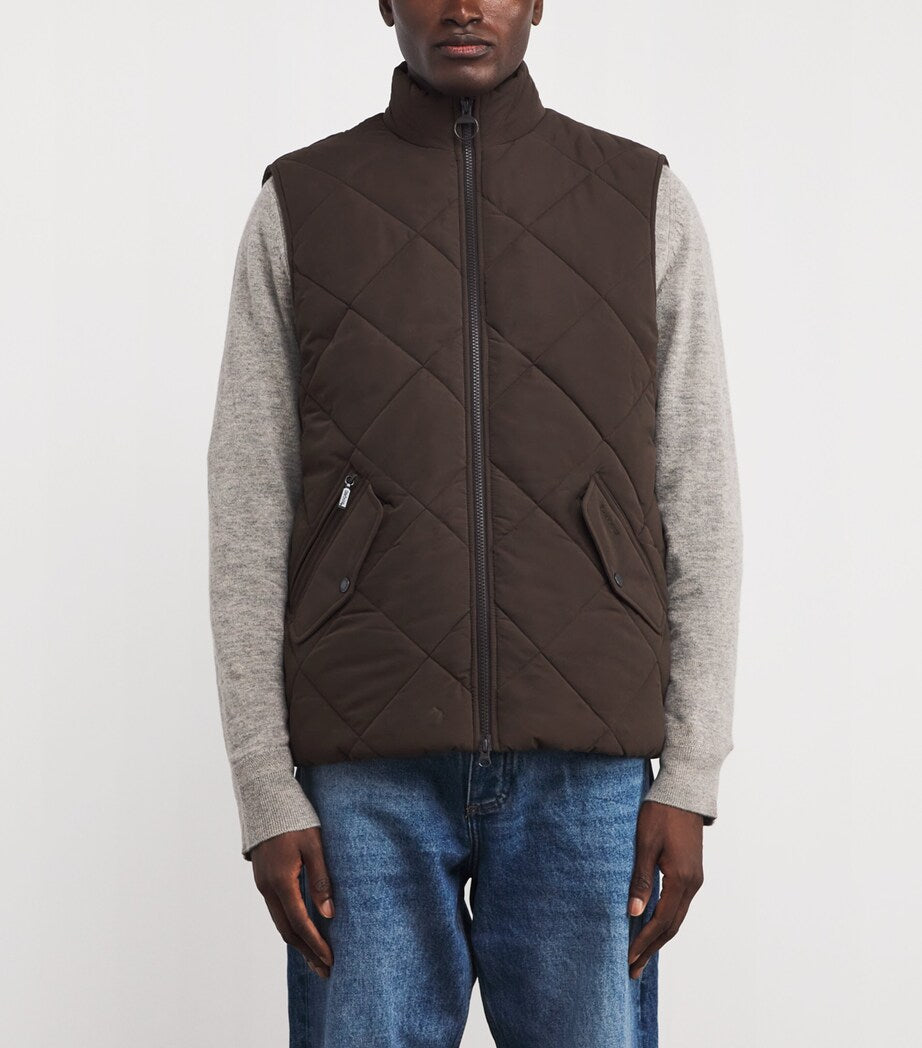 Barbour Black Quilted City Chelsea Gilet