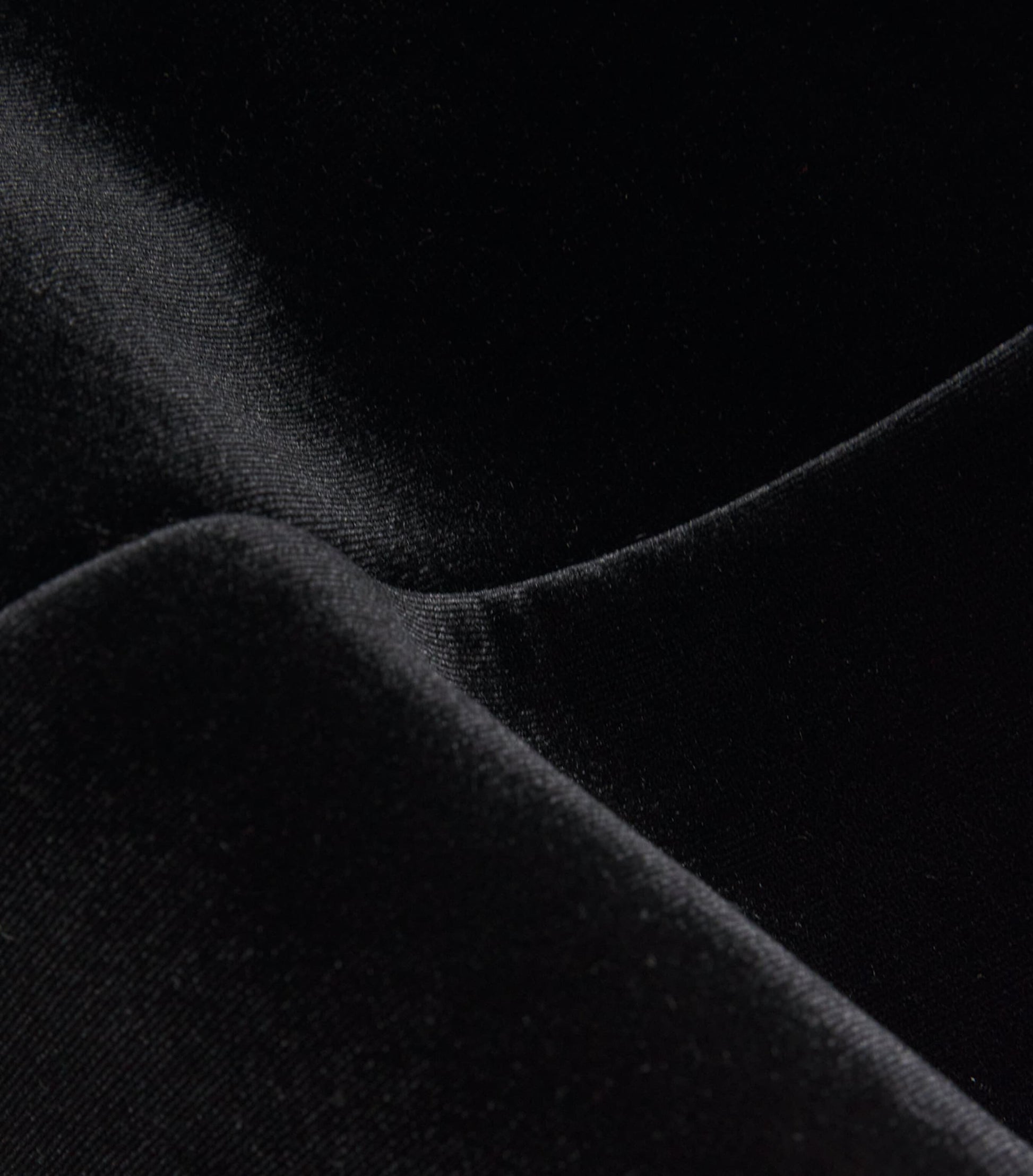 Maje Black Velvet Mini Dress