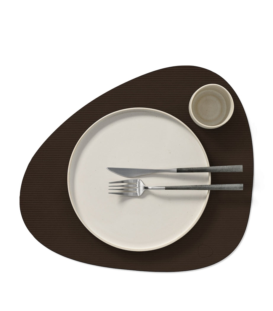 Large Curve Corduroy Placemat (Set of 4)