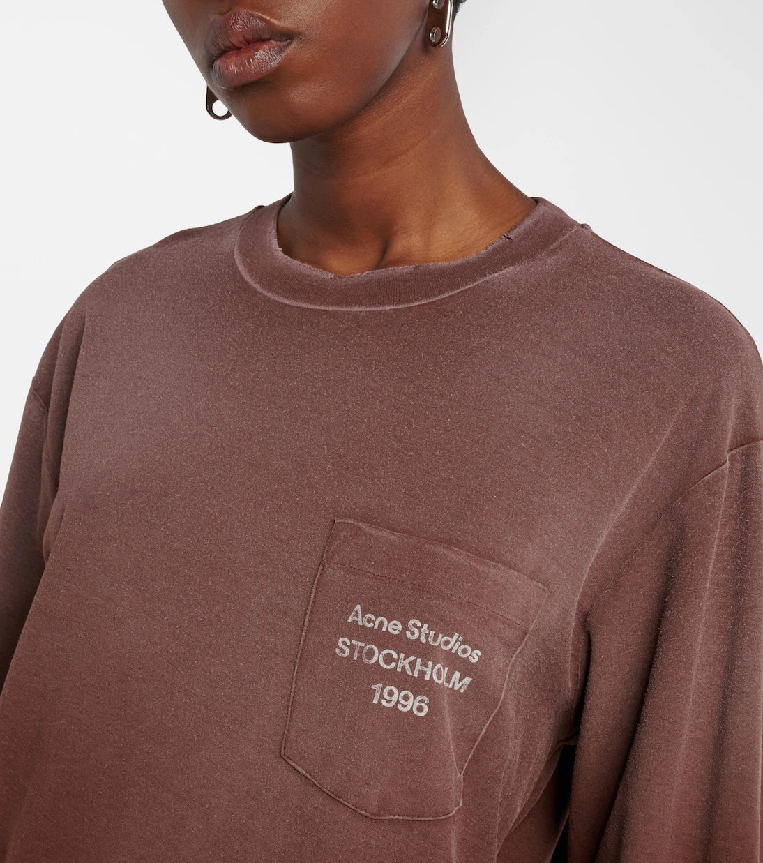 Acne Studios - Logo cotton and hemp jersey T-shirt