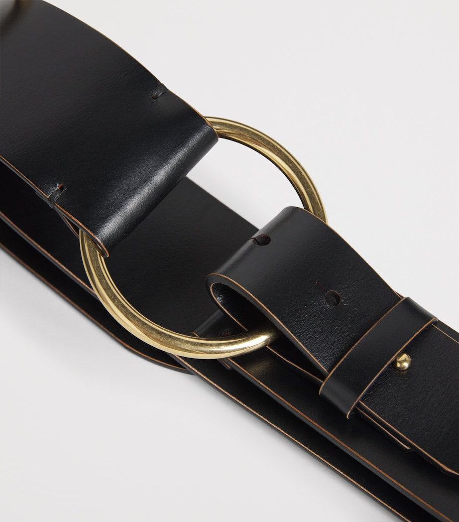 Black Leather Belt