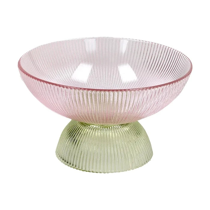 Tognana Büyük Renkli Cam Meyve Kasesi 15 x 8 cm