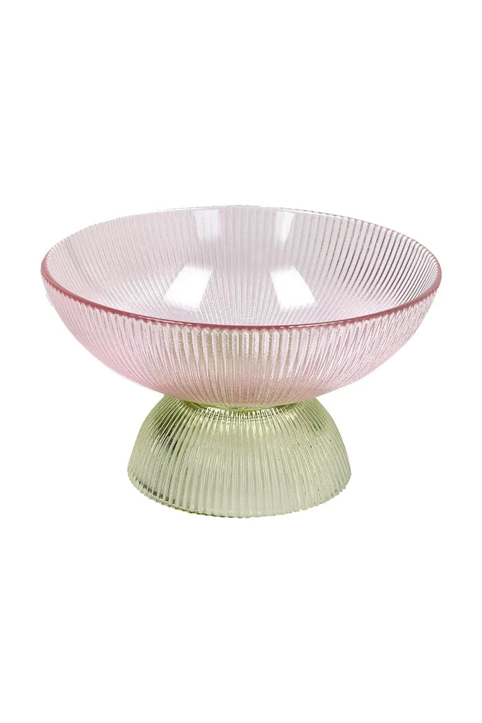 Tognana Büyük Renkli Cam Meyve Kasesi 15 x 8 cm