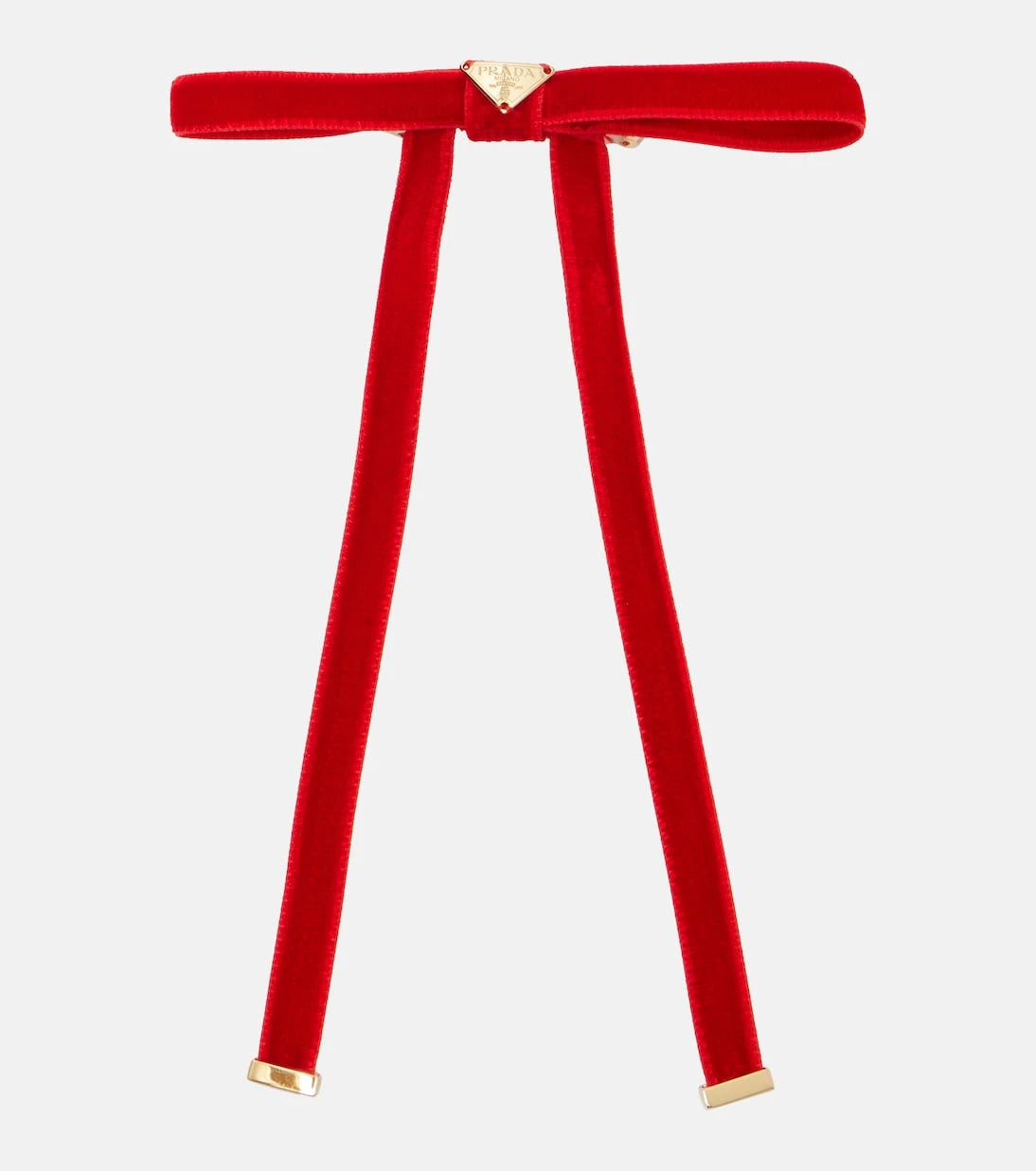 Prada - Velvet hair clip