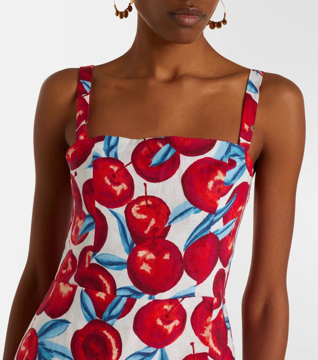 Farm Rio - Printed linen minidress