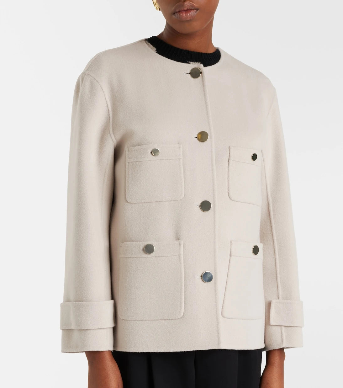 'S Max Mara - جاكيت ألبا من صوف فيرجن