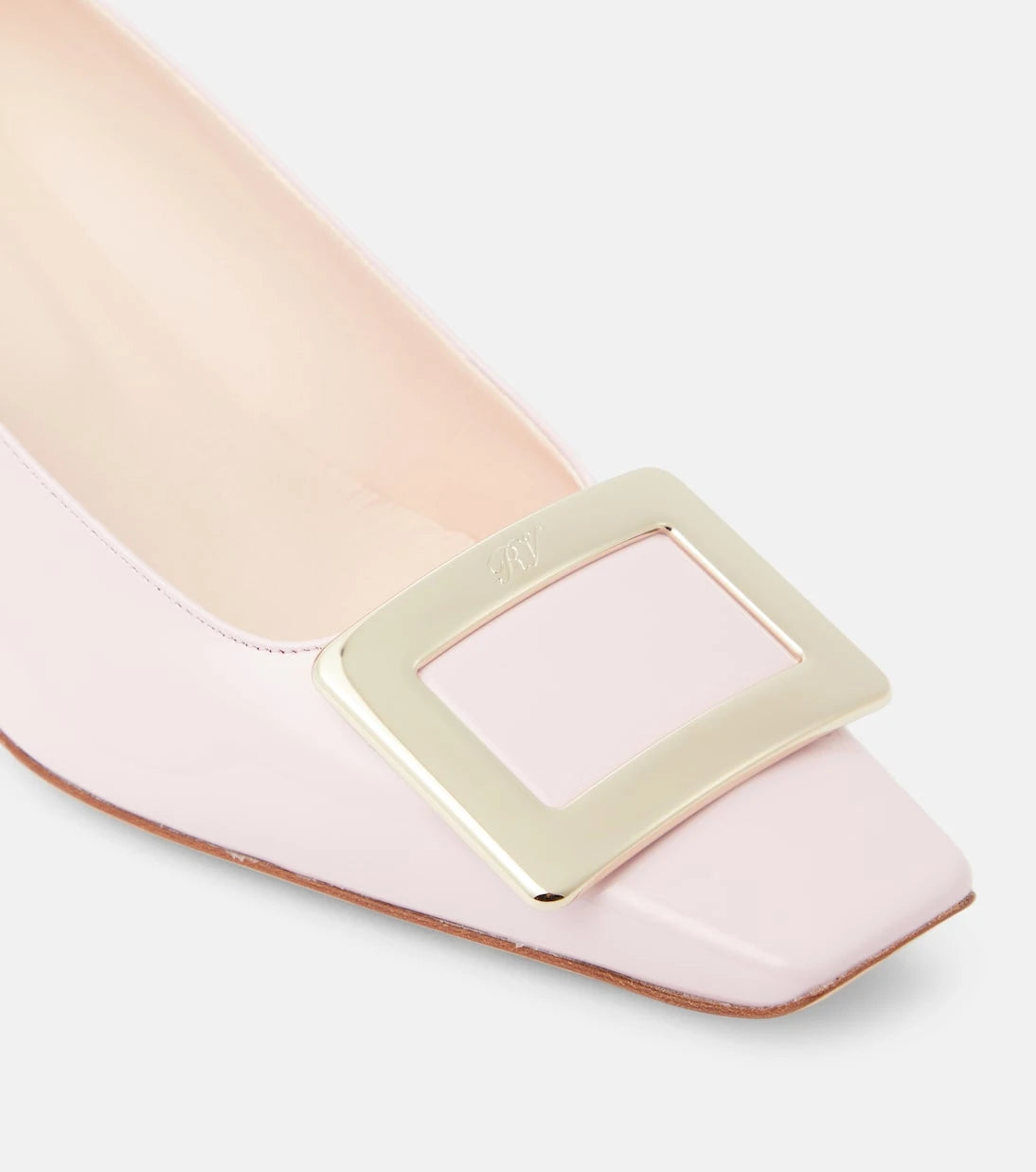 Roger Vivier - حذاء "بيل فيفييه 45" الجلدي بكعب عالٍ